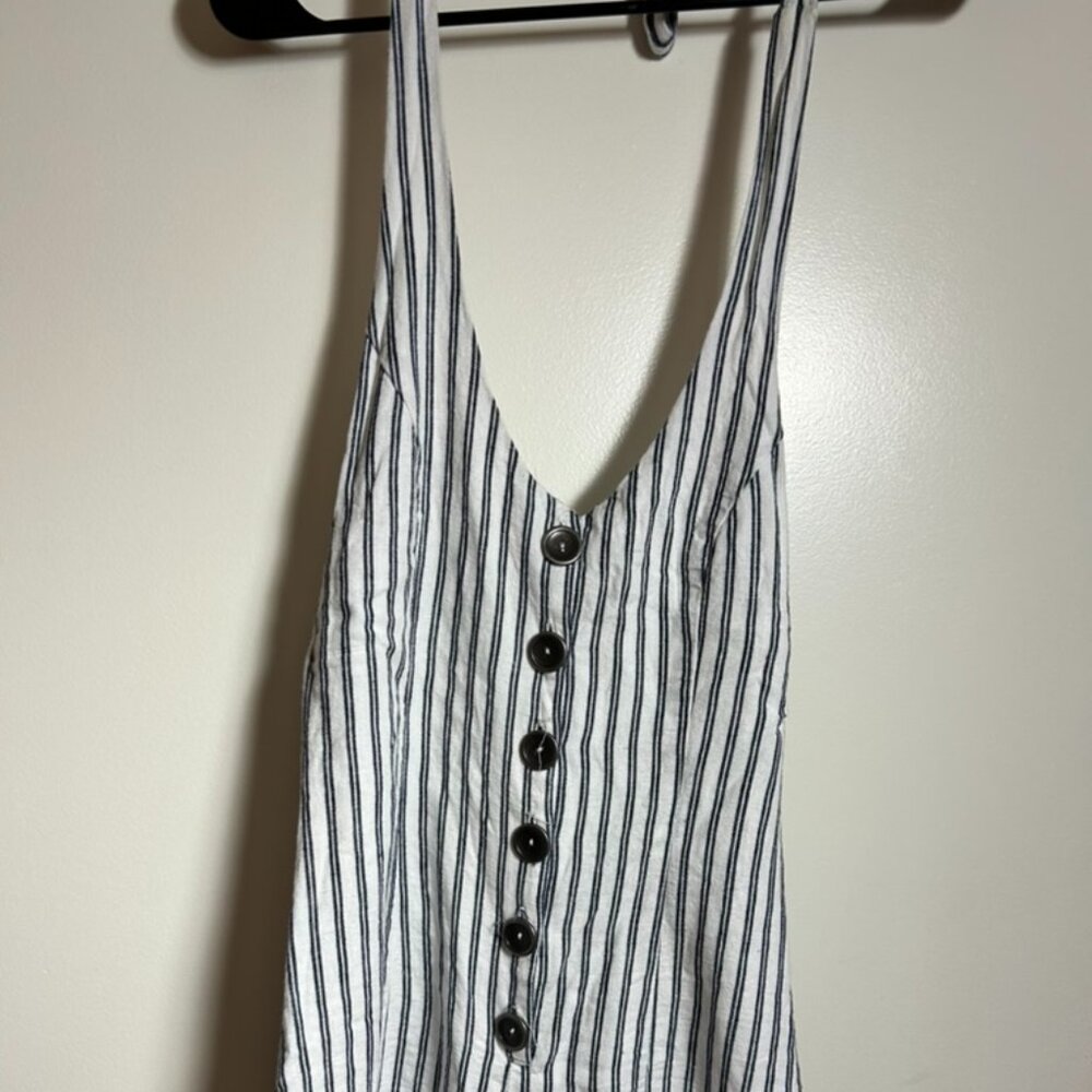 forever 21 striped romper